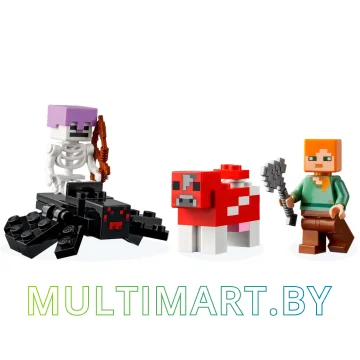 Конструктор LEGO Minecraft 21179 Грибной дом картинка 7
